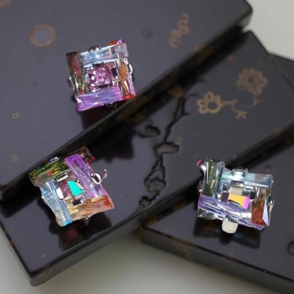 Colorful Geometric Earrings for pierced and Pendant New Boutique - Picture 11 of 11